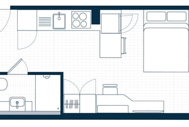 Executive Studio at The Aspen, 2 Glebe Street, City Centre, Leicester, LE20LE - Image 2