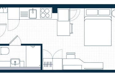 Luxe Studio at The Aspen, 2 Glebe Street, City Centre, Leicester, LE20LE - Image 2