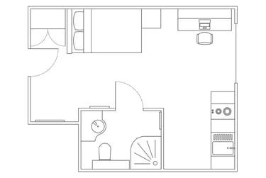 Executive Studio at Altura, Bath Row, City Centre, Birmingham, B151NE - Image 2