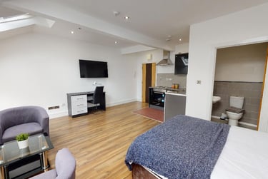 1 bed studio, University Road, Highfields, Leicester, LE17RA - Image 1