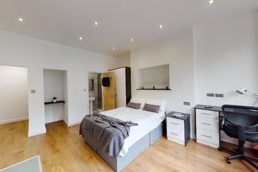 1 bed studio, London Road, Victoria Park, Leicester, LE21ND - Image 1