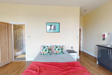 1 bed studio, London Road, Victoria Park, Leicester, LE21ND - Image 1