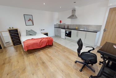 1 bed studio, London Road, Highfields, Leicester, LE21ND - Image 1