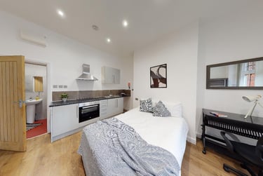 1 bed studio, London Road, Highfields, Leicester, LE21ND - Image 1