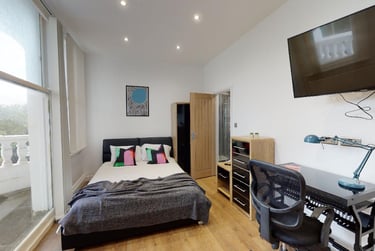1 bed studio, London Road, Victoria Park, Leicester, LE21ND - Image 1