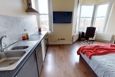 1 bed studio, London Road, Victoria Park, Leicester, LE21ND - Image 3