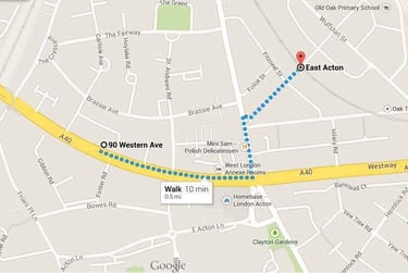 1 bed studio, Western Avenue, East Acton, London, W37TX - Image 9