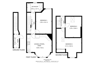3 bed flat, Platt Lane, Rusholme, Manchester, M147PY - Image 11
