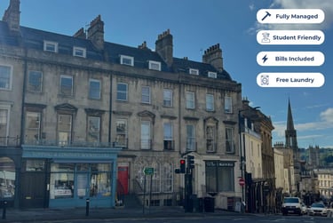1 bed flat, Bladud Buildings, City Centre, Bath, BA15LS - Image 1
