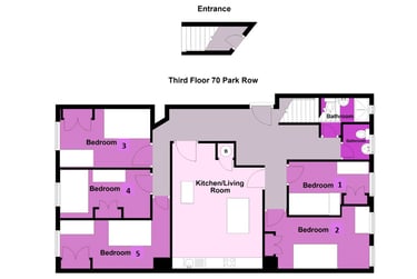 5 bed flat, Park Row, Kingsdown, Bristol, BS15LE - Image 2