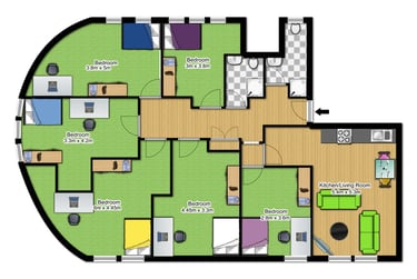 6 bed flat, Queens Road, Kingsdown, Bristol, BS81QQ - Image 2