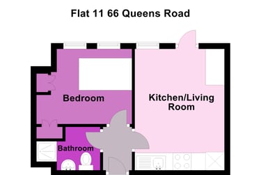 1 bed flat, Queens Road, Clifton, Bristol, BS81QU - Image 6