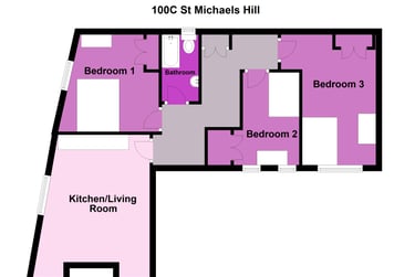 3 bed flat, St. Michaels Hill, Kingsdown, Bristol, BS28BQ - Image 7