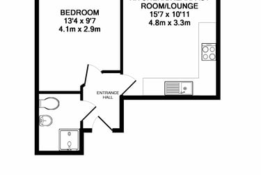 1 bed flat, Talbot Road, Winton, Bournemouth, BH92EU - Image 10