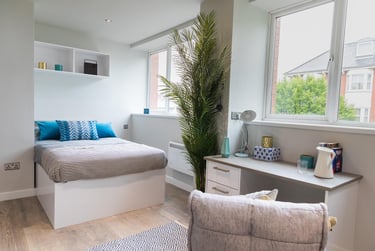 1 bed studio, De Montfort Street, Highfields, Leicester, LE17GE - Image 1