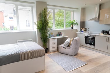 1 bed studio, De Montfort Street, Highfields, Leicester, LE17GE - Image 4