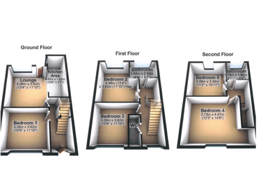 5 bed house, Claremont Road, Rusholme, Manchester, M147PA - Image 6