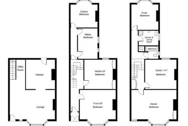 7 bed house, Top of Lisson Grove, Mutley, Plymouth, PL47DN - Image 15