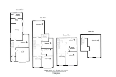 10 bed house, Sketty Road, Uplands, Swansea, SA20LJ - Image 13