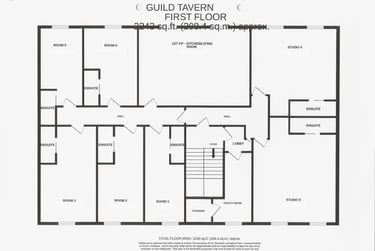 1 bed studio, 20-22 Tithebarn Street, City centre, Preston, PR11DL - Image 6