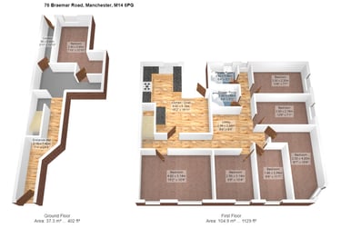 6 bed flat, Braemar Road, Fallowfield, Manchester, M146PG - Image 13