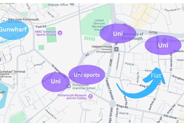 3 bed flat, Minute walk to university, Middle Street, Near university, Portsmouth, PO54BX - Image 11