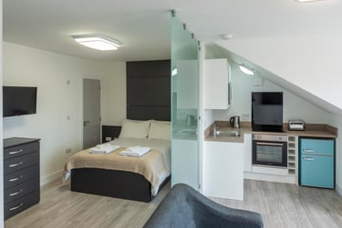 1 bed studio, Derry Villas Deluxe Studio (students), Plymouth, PL46AN - Image 5