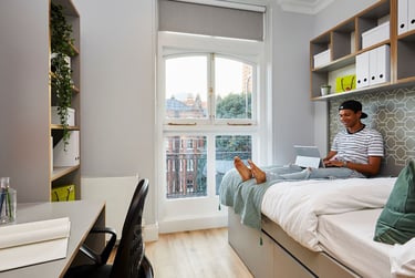 Private Bedroom - G02F at urbanest Victoria, 84-99 Thirleby Road, Westminster, London, SW1P1HH - Image 1