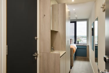 Private Bedroom Shared Ensuite B1603G at urbanest Battersea, 125 Battersea Park Road, Battersea, London, SW84DS - Image 3