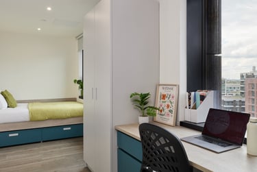 Studio Apartment- Wheelchair Accessible at urbanest Battersea, 125 Battersea Park Road, Battersea, London, SW84DS - Image 1