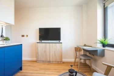 Roomy 3 Tyrolean Blue at Enclave Croydon, 23 College Road, Croydon, London, CR01NN - Image 3