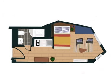 Cosy 1 Tyrolean Blue at Enclave Croydon, 23 College Road, Croydon, London, CR01NN - Image 12