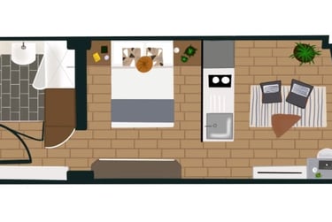 Roomy 1 Mid-century Modern at Enclave Croydon, 23 College Road, Croydon, London, CR01NN - Image 10