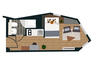 Cosy 2 Mid-century Modern at Enclave Croydon, 23 College Road, Croydon, London, CR01NN - Image 10