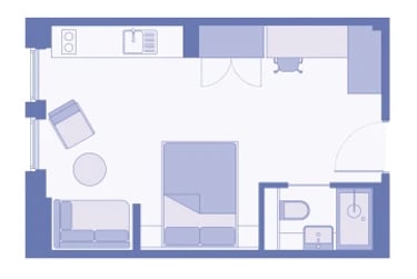 Roomy 4 at The Storehouse, Central Road, City Centre, Leeds, LS16BX - Image 1