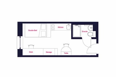 Gold Studio Accessible at Stoneworks, 1A Gladstone Place, City Centre, Brighton, BN23DL - Image 8