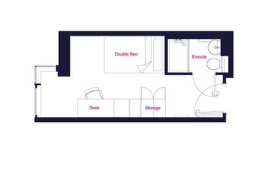 Gold Ensuite at Arbury Court, 173 Kingston Road, New Malden, Kingston, KT33SS - Image 7