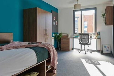 Platinum One Bed Flat at Cavendish Place, 20 Wilmott Street, Manchester Metropolitan University, Manchester, M156AS - Image 2