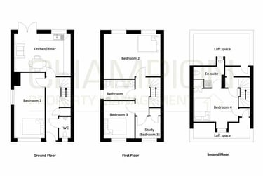 4 bed house, Roe Drive, Earlham, Norwich, NR58BT - Image 2