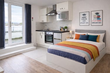 1 bed flat, Freemans Meadow, City Centre, Leicester, LE27HY - Image 1