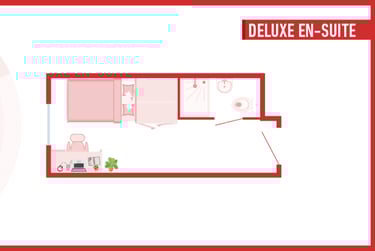 Deluxe Plus En-suite at Norton’s Student Living, 11 Montrose Terrace, Abbeyhill, Edinburgh, EH75AF - Image 2