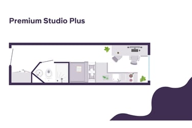 Premium Studio Plus at Crown Place, 75 Lancaster Street, City Centre, Birmingham, B47FN - Image 3