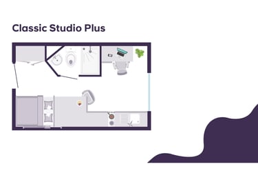 Classic Studio Plus (Floors 30-32) at Crown Place, 75 Lancaster Street, City Centre, Birmingham, B47FN - Image 3