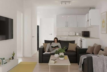 Deluxe with City View 1 Bedroom Apartment at CODE Fairfax Street, Fairfax Street, Warwick, CV15GA - Image 1