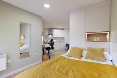 Superior Studio at Norton’s Student Living, 11 Montrose Terrace, Abbeyhill, Edinburgh, EH75AF - Image 1