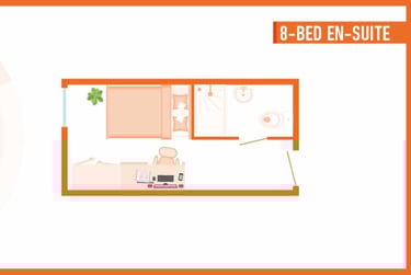 Classic En-suite at Promenade Student Living, 5-8 London Road, The Level, Brighton, BN14JA - Image 3