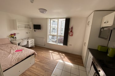 1 bed flat, (Standard Studio), Watkin Road, Freemans Meadow, City Centre, Leicester, LE27HY - Image 1