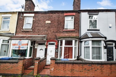 2 bed house, Campbell Road, Penkhull, Stoke, ST44DZ - Image 1
