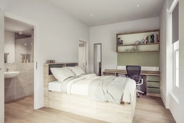 Deluxe Studio at St Chads Student Village, Hagley Rd, Birmingham, Edgbaston, Birmingham, B169RG - Image 1