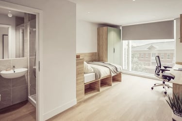 Deluxe Studio at St Chads Student Village, Hagley Rd, Birmingham, Edgbaston, Birmingham, B169RG - Image 3